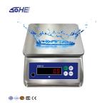 AV220V/50HZ Double Screen Stainless Steel Waterproof Table Electronic Scale 15kg