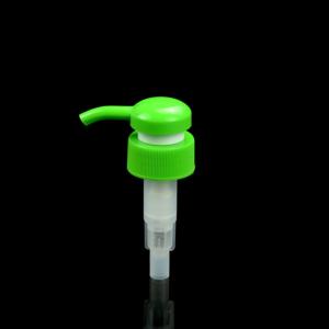 China Green 32/410 4cc Empty Bathroom Lotion Dispenser Pump For Shampoo factory