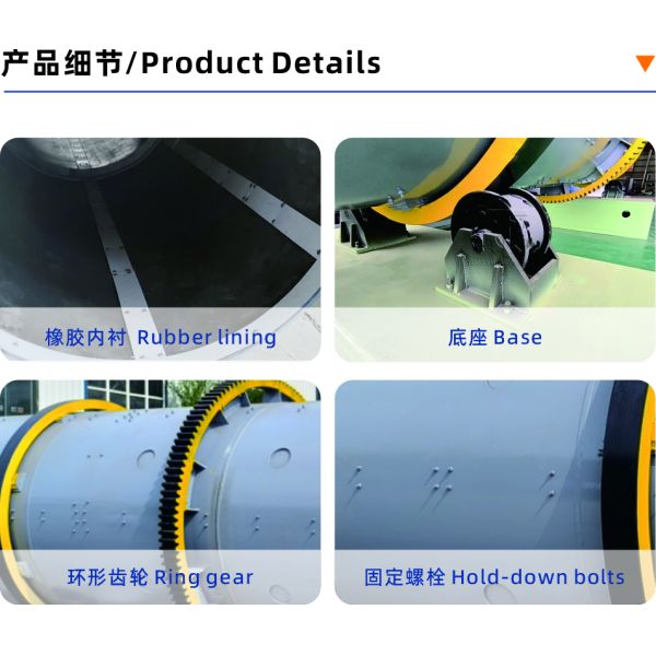 The Rotary Drum Granulator's Magic_ Transforming Phosphate Powder into Spherical Granules