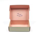 Customized Folding Corrugated Cardboard Box Industrial Shoes Clothing Varnishing