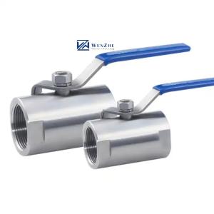 China NPT BSPT Thread Semi-Steel Round Bar Stock Ball Valve in Stainless Steel 201 304 316 factory