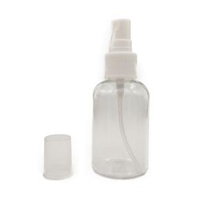 China 500ml Transparent Round Durable PET Plastic Spray Bottle factory