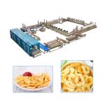 Automatic Snack Potato Chips Making Machine for Food Shop Stainless Steel 304