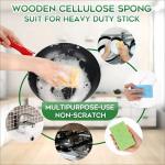 Pink Cellulose Kitchen Sponge Moisture Proof Corrosion Protection Customised