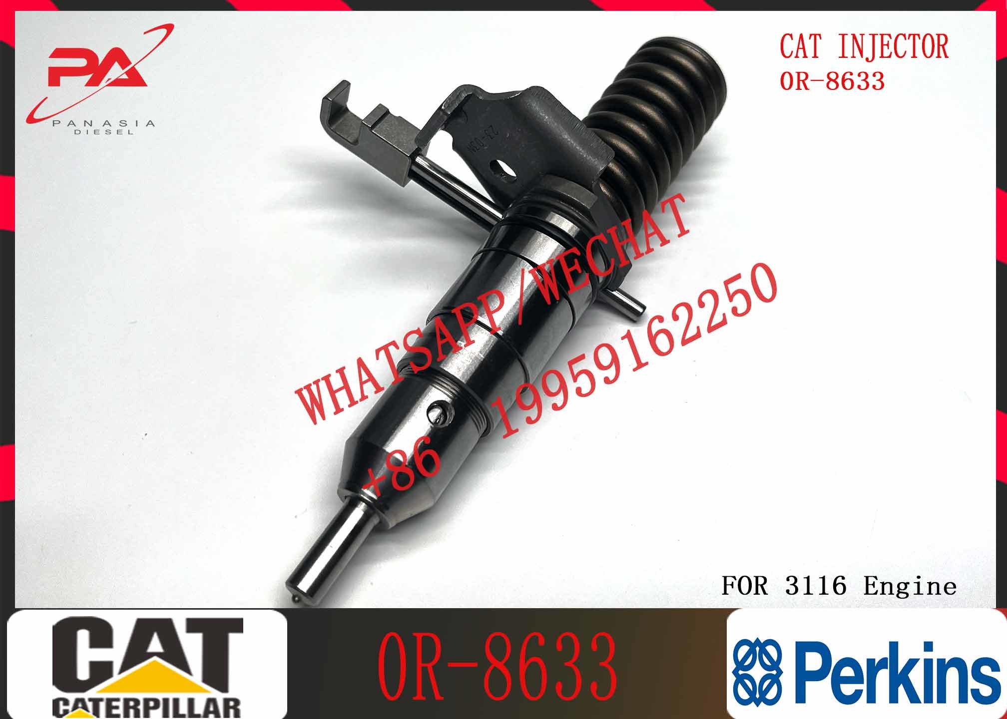 Fuel Injector Assembly 162-0218 0R-8633 0R-8479 101-8673 0R-4374 7E-6193 105-1694 For CAT Engine 3116 Series