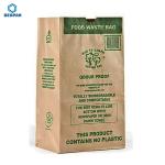 Biodegradable Take Away 150gsm Fast Food Brown Paper Bags