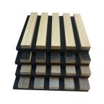 Modern Design Wooden Strip Polyester Fiber Acoustic Panel for Theater Wall Panel