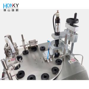 Desktop Vial Filling Capping Machine with Ceramic Pump - 40BPM Filling