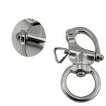 DEE SHACKLES European Type 316 Stainless Steel Swivel Round Eye Quick Release
