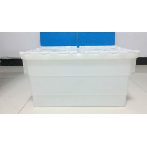 China Standard Size PP Plastic Attached Lid Containers Higher Loading Capacity on sale