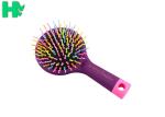Polyester Rainbow Massage Comb For Straight Hair Or Curly Hair