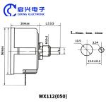 WX112 WX050 5W Single Turn Wire Wound Potentiometer Adjustable Resistance 100R