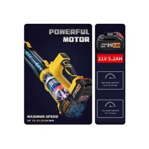 Lightweight Handheld Garden Leaf Blower , Quiet Cordless Electric Air Blower