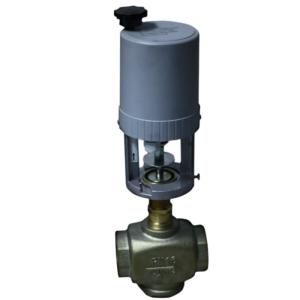 China 1.6MPA Heat Control Modulating Water Valve AC24V With Cast Aluminum Holder factory