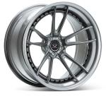 Matte Black 19inch Polish 2 Piece Forged Rims Customized For Porsche