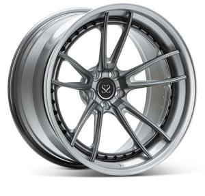 China Double 5 Spoke 3 Piece Forged Wheels Alloy Rims 20cm 5X112 For G Glass factory