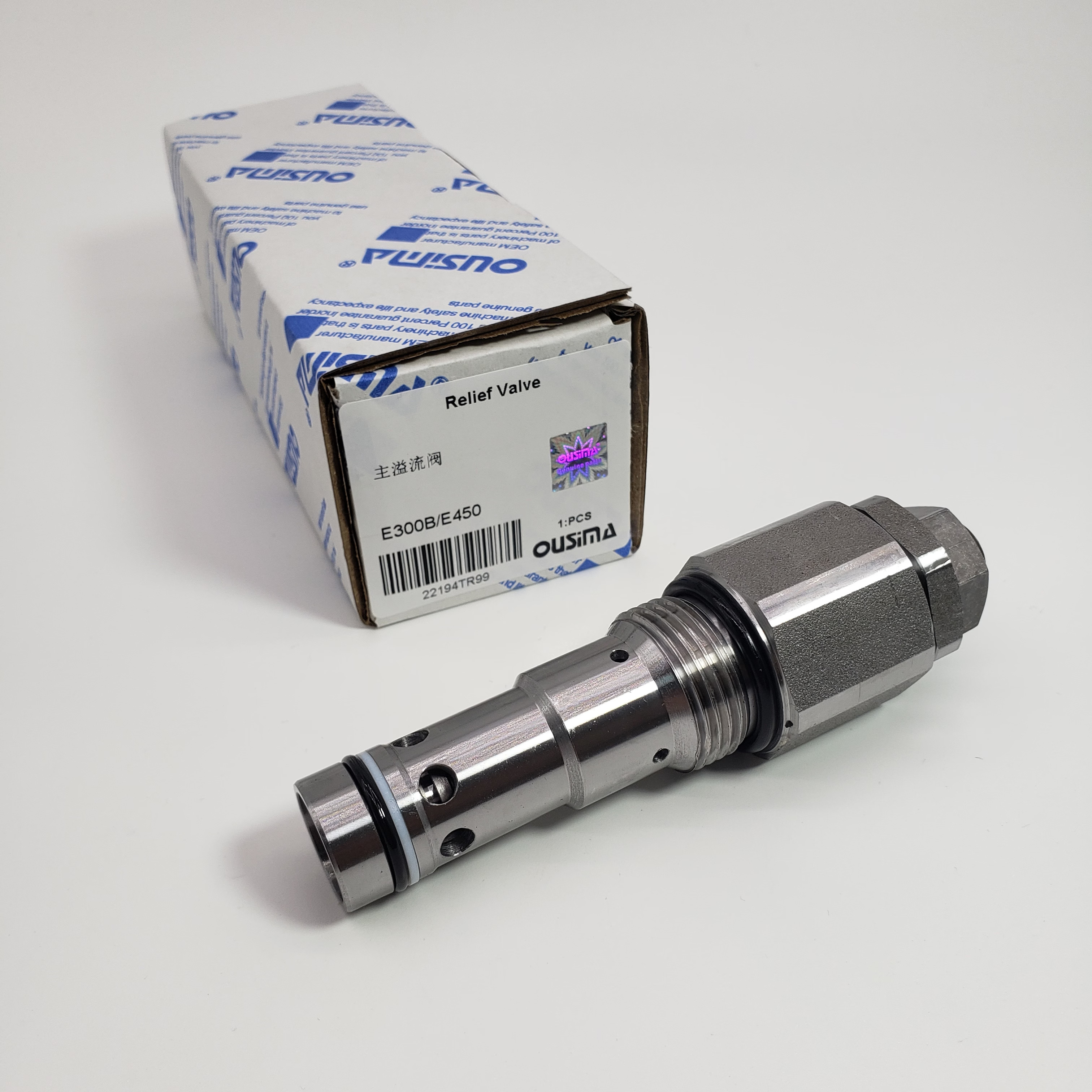 Hydraulic Main Relief Valve For Excavator E300B E450