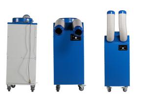 China Two Ducts Commercial Spot Coolers Flooring Standing Manual Controlling factory
