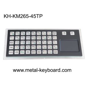 China PS/2 45keys 5VDC Panel Mount Metal Keyboard With Touchpad on sale