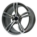5 Split Spoke Replica BMW Black Rims 20 Inch 5X120 Wheels 17 18 19 Inch ET35