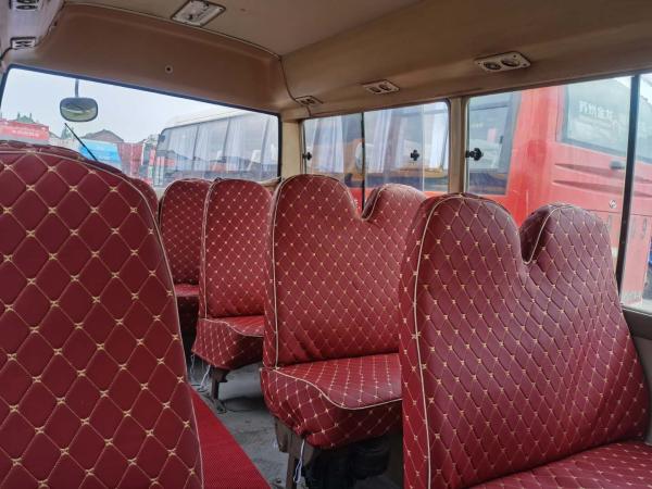 Used Toyota Coaster Bus 30 Seats LHD Steering Position 2016 Euro 3 Emission