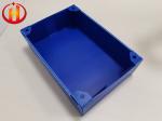 Reusable Blue Plastic Corrugated Totes Collapsible