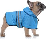 Reflective Dog Raincoat - Adjustable Waterproof Raincoat for Dogs, Lightweight