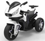 Ride On Toy Children's Battery Three-wheeled Motorcycle Electronic Toy Red/White