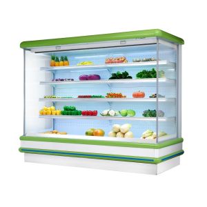 R404a Supermarket Multideck Open Front Cooler With Plug - In Type For Drinks