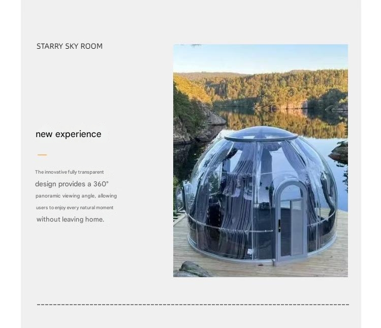 Outdoor star room Villa home leisure room full landscape sun room