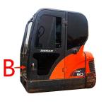 DX70 DH130 DH170 DOOSAN Glass Front Down Position B Windshield