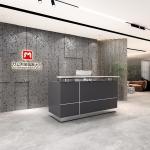 Simple Design Marble Top Modern Office Furniture Reception Desk