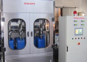 China Four Nozzles Ex Proof Automatic Chemical Liquid Jerrycan Filling Machine factory