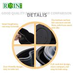 Round 1450ml Disposable Takeaway Container Clear 2 Layer Pp Plastic