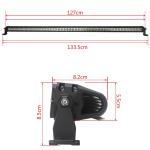 F Style 240W 5W 48LED CREE LED LIGHT BAR 6000K 10-30V Spot beam, Flood Beam,