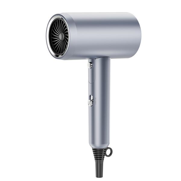 2400W Motor Blue Light Negative Ions Hair Dryer with 2 Heat Settings and