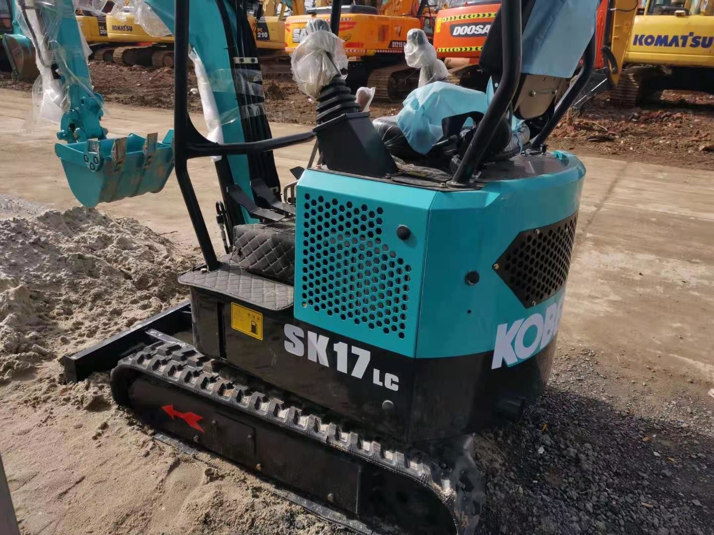 66RPM 5850mm Boom 1.7t Sk17 Used Kobelco Excavator