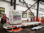 OEM Pallet Shrink Wrap Machine , Stretch Film Wrapping Machine 18-25 Pallets / H
