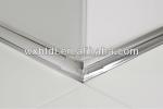 Brushed Stainless Steel Corner Trim Flat Finish 8mm 10mm