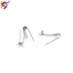Flat Stainless Precision Stamping Parts Spring Clip Shrapnel Push Button