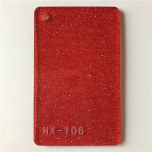 China Transparent Glitter Colored Acrylic Sheet Plexiglass Material Board on sale