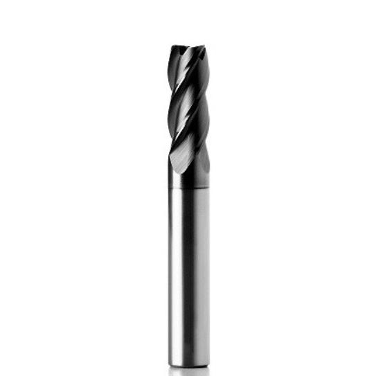 4 Flute Steel End Mill 35 Degree Helix Angle AITiN Coated End Mills For Steel