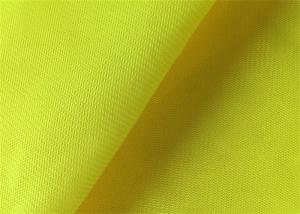 China Stretch High Visibility Fluorescent Polyester Fabric For Safety Jacket factory