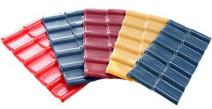 China 160mm Wave ASA Synthetic Resin Roof Sheet Waterproof Impact Resistance Roof Tiles factory