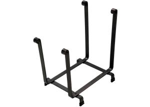 China Precision Black Steel Fence Hearth Firewood Log Rack 18H *17L Bronze Color factory