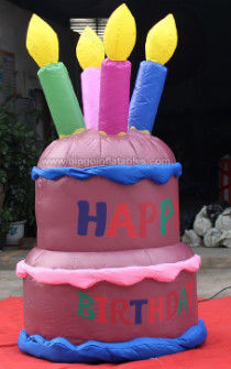 Inflatable chocolate birthday cake air model simulation food inflation model product simulation advertising gas mold cus