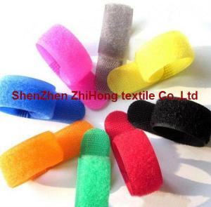 China Ultrasonic Voltage Nylon Hook And Loop Cable Ties Tape Fastener Binding Strap factory
