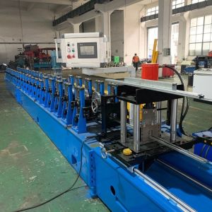 18.5KW Slotted Channel Making Machine With Hydraulic Decoiler