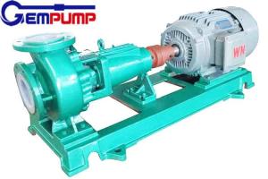China Ihf32-25-125 Iso Chemical Centrifugal Pump Plastic Fluorine factory