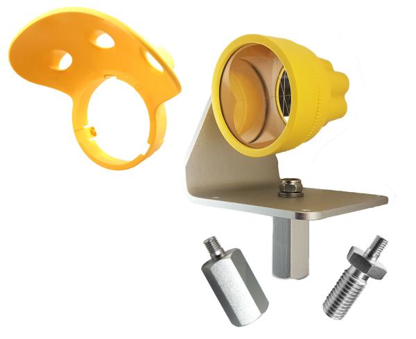 Leica GPR112 Yellow Surveying Reflector Prism 60mm big Prism with Snow Rain